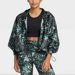 Women's Floral Print Active Zip Front Jacket